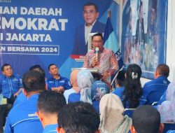 Ketua Demokrat DKI Yakinkan Bang Emil Bersama Demokrat Optimis Juara Pilkada Jakarta
