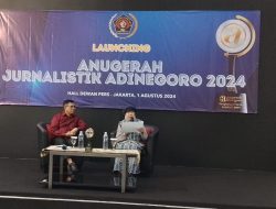 Anugerah Jurnalistik Adinegoro 2024 Dimulai, Total Hadiah Rp550 Juta