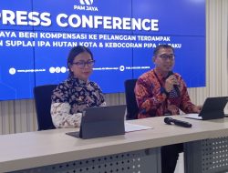 PAM Jaya Beri Kompensasi ke Pelanggan Terdampak Gangguan Suplai IPA Hutan Kota dan Kebocoran Pipa Air Baku 