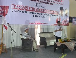Forum RW se-Kecamatan Rawalumbu Deklarasikan Dukung Paslon Nomor Urut 1