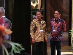 Mentan Amran Dampingi Presiden Jokowi Sambut Sejumlah Tamu Negara di Gala Dinner IAF