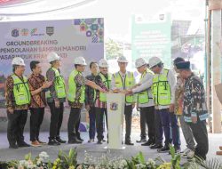 Groundbreaking Pembangunan Sarana TPS 3 R, Heru Berharap Pasar Induk Kramat Jati Jadi Pusat Percontohan