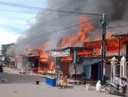 Kebakaran Hebat di Aceh Utara, 10 Ruko Ludes Dilahap Api