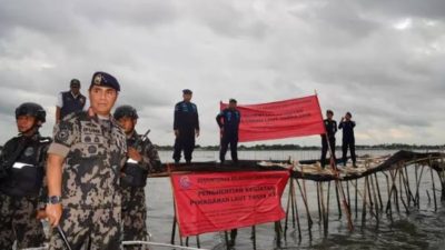 Pejabat Terkecoh, Pemagaran Laut Tangerang Diduga Dilakukan Oleh “Mahluk SIluman” 