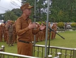 Muslimin Tanja Pimpin Apel Perdana, Tegaskan Disiplin dan Kerja Cepat bagi ASN