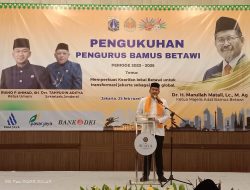 Sekda Marullah Kukuhkan Pengurus Bamus Betawi Periode 2023-2028