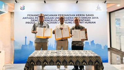 Sesuai Pemakaian Unit, PAM Jaya Terapkan Skema Tarif Berkeadilan untuk Penghuni Apartemen
