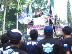 AOB Gelar Aksi Damai Tuntut Pelaku Pelecahan Terhadap Bupati dan Wakil Bupati Bekasi