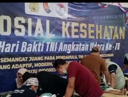 Momentum Hari Bakti TNI AU ke-78, Lanud ATS Bogor Gelar Bakti Sosial