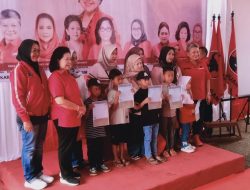 Ratusan Siswa SD di Kota Sukabumi Mendapat Bantuan PIP, Dari PDI Perjuangan Pada Momentum Bulan Bung Karno 