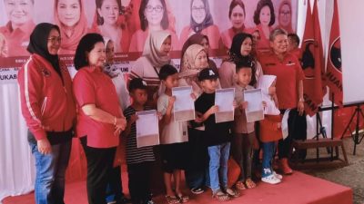 Ratusan Siswa SD di Kota Sukabumi Mendapat Bantuan PIP, Dari PDI Perjuangan Pada Momentum Bulan Bung Karno 