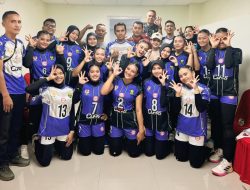Tim Voli Putri Kabupaten Sukabumi Tumbangkan Kota Depok 3-0 di BK Porprov Jabar 2025