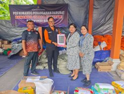 Melalui BPBD IBI Provinsi Bali Salurkan Donasi Bagi Para Korban Banjir dan Longsor di Bali