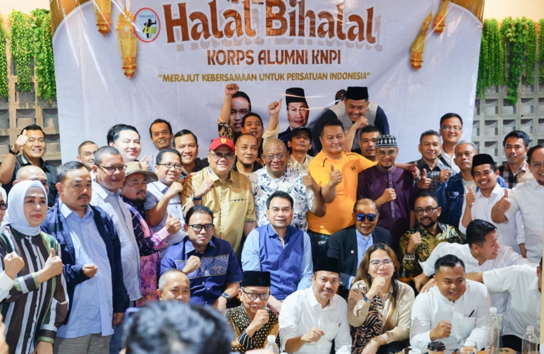 Halal Bihalal Korps Alumni KNPI Gelorakan Jayalah Indonesiaku