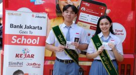 Siswa SMAN 28 Jakarta antusias mengikuti program KEJAR DKI Jakarta bersama Bank Jakarta dan OJK