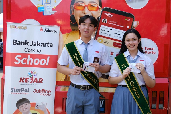 Siswa SMAN 28 Jakarta antusias mengikuti program KEJAR DKI Jakarta bersama Bank Jakarta dan OJK