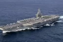 Garda Revolusi Iran mengklaim menyerang kapal induk USS Abraham Lincoln dengan empat rudal balistik usai eskalasi konflik Iran dengan AS-Israel. (Istimewa)