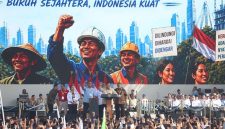 Presiden Prabowo hadir saat perayaan Hari Buruh 2026. (Foto: Ist)
