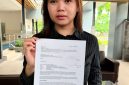 Floreinchya, anak tertua Bupati Kepulauan Siau Tagulandang Biaro (Sitaro), Chyntia Ingrid Kalangit.