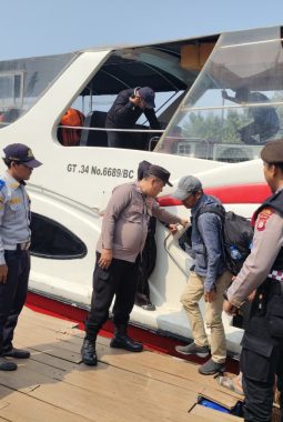 Antisipasi Lonjakan Penumpang Pada Libur Panjang, Polisi Perkuat Pengaman Dermaga