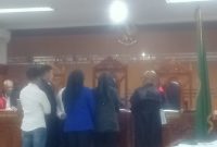 Suasana sidang di PN Sukabumi. (Foto: Eka Lesmana)
