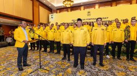 Dokumentasi pelantikan Pengurus Pusat AMPG Periode 2024-2029 (foto; dok. Mediakarya 
