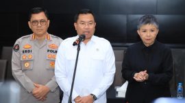 Wakil Kepala BGN Sony Sanjaya saat menggelar pers rilis