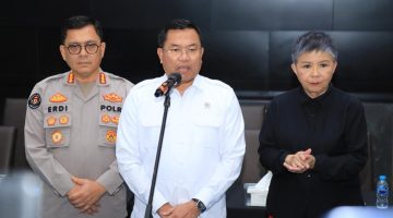 Wakil Kepala BGN Sony Sanjaya saat menggelar pers rilis