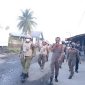 Satpol PP Nias Selatan saat akan melakukan penertiban 