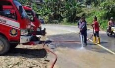 Timbunan Tanah Kotori Jalan, Satpol PP Nias Selatan Berikan Teguran Keras