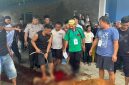 Proses penyembelihan hewan kurban di Nias Selatan