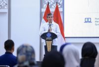 Menaker Yassierli memaparkan strategi ketenagakerjaan Indonesia periode 2025–2029. (Foto: Kemenaker)