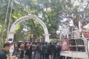 Aksi unjuk rasa untuk merespons krisis moral pemerintahan, dugaan jual beli jabatan, serta pengondisian proyek di lingkungan Pemerintah Kota Bandung, pada Selasa (25/5/2026).