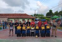 CBS One keluar sebagai juara Open Tournament Voli Putri Piala Banteng 2026 di Tegalbuleud. (Foto: Tubagus)