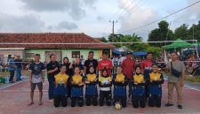 CBS One keluar sebagai juara Open Tournament Voli Putri Piala Banteng 2026 di Tegalbuleud. (Foto: Tubagus)