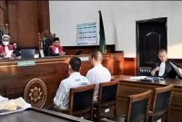 Sidang kasus dugaan penculikan anak di PN  Jakarta Utara. 