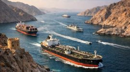 Kqpal tanker yang melintasi selat hormuz (Foto: Ist)