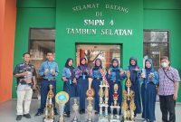 SMPN 4 Tambun Selatan terus menorehkan prestasi membanggakan di berbagai bidang.  (Foto: Supriyadi)