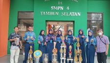 SMPN 4 Tambun Selatan terus menorehkan prestasi membanggakan di berbagai bidang.  (Foto: Supriyadi)