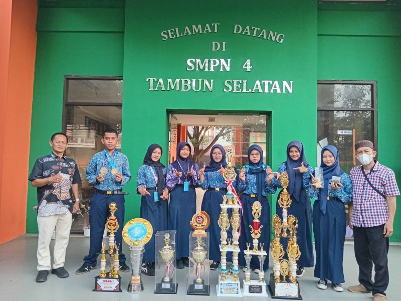 SMPN 4 Tambun Selatan terus menorehkan prestasi membanggakan di berbagai bidang.  (Foto: Supriyadi)