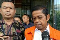 Idrus Marham memakai rompi tahanan KPK (Ist)