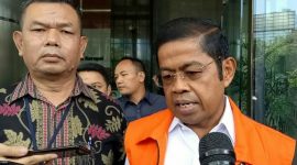 Idrus Marham memakai rompi tahanan KPK (Ist)