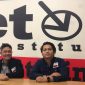 Direktur eksekutif ETOS Indonesia Institute , Iskandarsyah  (kiri)