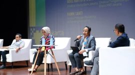 Direktur Utama Agus H. Widodo (dua dari kanan) saat menjadi narasumber di Jakarta Future Festival 2026.