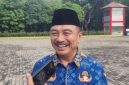 Plh Walikota Bekasi Abdul Harris Bobihoe usai pimpin upacara Hari Lahir Pancasila 
