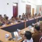 Kondisi Rapat Koordinasi (Rakor) Organisasi Perangkat Daerah (OPD) di lingkungan Pemerintah Kabupaten Nias Selatan. (Foto: Mediakarya)