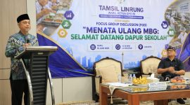 Tamsil dalam Diskusi Media Forum Jurnalis Merdeka bertajuk “Menata Ulang MBG: Selamat Datang Dapur Sekolah” di Jakarta, Rabu, (10/6/2026).
