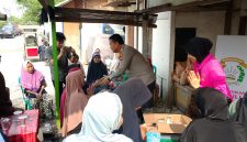 Kapolres Metro Bekasi Kota Kombes Pol Kusumo Wahyu Bintoro saat kegiatan Jakarta On The Spot di Harapan Mulya