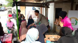 Kapolres Metro Bekasi Kota Kombes Pol Kusumo Wahyu Bintoro saat kegiatan Jakarta On The Spot di Harapan Mulya