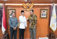 Wakil Bupati Nias Selatan Yusuf Nache bersama Mensos RI, Saifullah Yusuf 